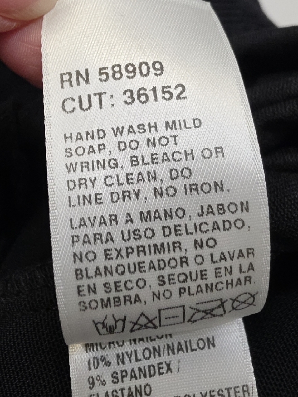Alex Marie Black Tankini Set Size 8 Top, Size 10 Bottoms - Picture 4 of 10